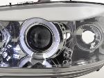 Paire de feux phares Angel Eyes Opel Astra G 98-03 Chrome