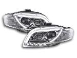 Paire de feux phares Daylight DRL led Audi A4 8E/B7 2004-2008 Chrome