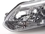 Paire de feux phares Daylight Led Ford Focus 3 C346 de 10-14 Chrome