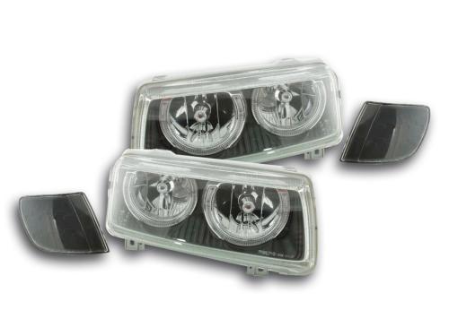 Paire de feux phares Angel Eyes VW passat 35i de 93-96 Noir