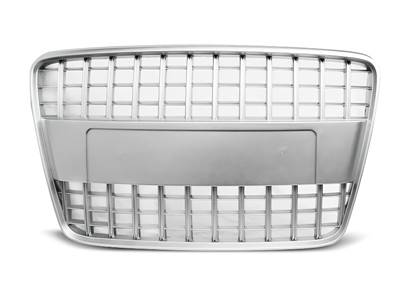 Grille de calandre pour Audi Q7 2005 a 2009 argent look Sport