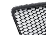 Grille de calandre pour Audi A6 C6 2009 a 2011 look Sport noir matt