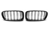 Grilles de calandre BMW serie 3 F30/F31 de 10/2011 a 2018 Noir brillant Double barre