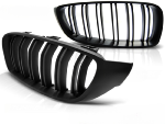 Grilles calandre BMW serie 4 F32/F33/F36 de 2013 a 2020 Noir mat Double barre