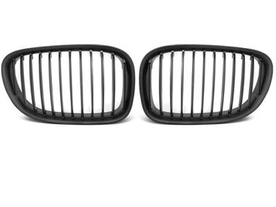 Paire grilles calandre BMW serie 7 F01 de 2009 a 2015 Noir mat