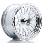 Jante JAPAN RACING JR10 15" x 8" Multi Perçage ET 20 Silver Machined Face