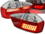 Paire de feux arriere BMW serie 3 E90 Berline 05-08 LED rouge blanc