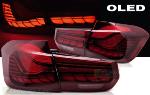 Paire de feux arriere BMW serie 3 F30 Berline 11-18 FULL OLED Rouge