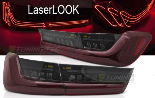 Paire feux arriere BMW Serie 3 G20 19-22 FULL LED Look Laser Rouge