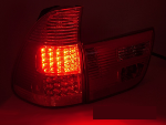 Paire de feux arriere BMW X5 E53 de 1999 a 2003 LED rouge Fume