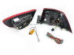 Paire de feux arriere Mitsubishi Lancer 8 08-16 FULL LED DYN rouge