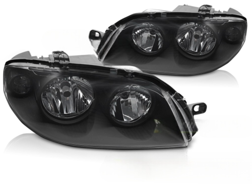 Paire de feux phares Fiat Punto 03-07 halogene Noir