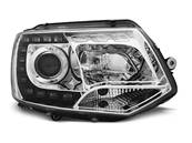 Paire de feux phares VW T5 10-15 Daylight DRL led chrome