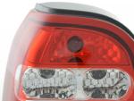 Paire de feux arrière VW Volkswagen Golf 3 1992 a 1997 Rouge Chrome