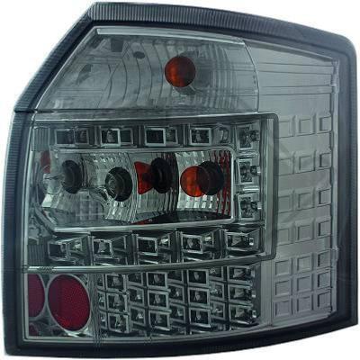 Paire de Feux arriere Design Audi A4 8E Break 2000 a 2004 Fume Led