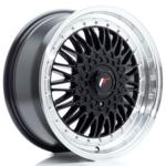 Jante JR Wheels JR9 17x7,5 ET35 - 5x112/5x120 - Gloss black Machined lip