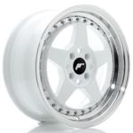 Jante JR Wheels JR6 15x7 ET35 - 4x100 - White Machined lip