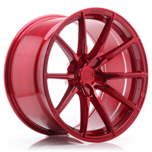 Jante Concaver CVR4 20x10 ET20-48 multi percage Candy Red