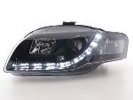 Paire de feux phares Daylight Led Audi A4 8E 2004-2008 Noir