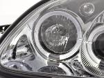 Paire de feux phares Angel Eyes Mercedes SLK R170 de 96 a 02 chrome