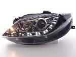 Paire de feux phares Daylight Led Seat Ibiza 6J 08-12 chrome