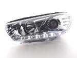 Paire de feux phares Daylight Led VW Scirocco de 08-14 chrome