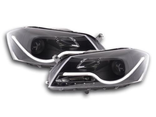 Paire de feux phares Daylight led VW Passat B7 3C de 10-14 Noir