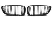 Paire grilles calandre BMW F32 F33 F36 de 2013 a 2020 look M4 noir brillant