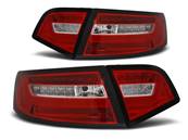 Paire de feux arriere Audi A6 de 2008 a 2011 berline LED BAR rouge blanc