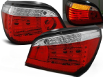 Paire de feux arriere BMW serie 5 E60 berline de 07/2003 a 2007 LED rouge et blanc