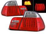 Paire de feux arriere BMW serie 3 E46 Berline 01-05 LED rouge blanc