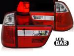 Paire feux arriere BMW X5 E53 99-03 LED BAR rouge Blanc