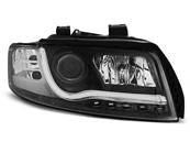 Paire de feux phares Audi A4 00-04 Daylight LTI DRL noir led