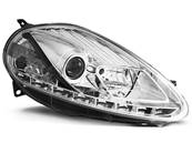 Paire de feux phares Fiat Grande Punto 05-08 Daylight chrome