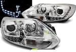 Paire de feux phares Ford Focus MK3 11-14 Daylight led chrome