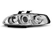 Paire de feux phares Honda Civic 91-95 4 portes Angel eyes chrome