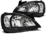 Paire de feux phares Opel Corsa C 00-06 design noir