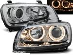 Paire de feux phares Toyota RAV4 94-00 angel eyes chrome