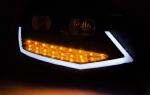 Paire de feux phares VW T6 15-19 LED DRL LTI Noir