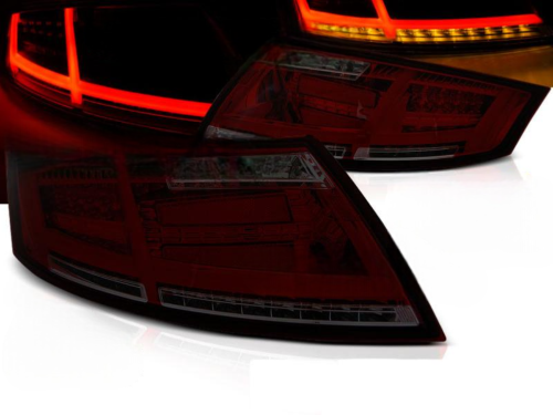 Paire de feux arriere Audi TT de 2006 a 2014 FULL LED rouge fume