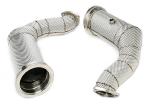 Downpipe Echappement Inox Audi Q8/SQ8/RSQ8 de 2019 a 2024-avec cata