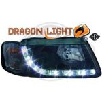 Paire de Phares Daylight Led Audi A3 8L 1996 a 2000 Noir