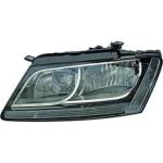 Feu phare avant gauche (conducteur) Audi Q5 8R de 2008 a 2012 Halogene