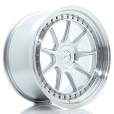 Jante JR Wheels JR47 19x11 ET15-25- 5 Trous sur mesure- Silver w/ Machined Lip