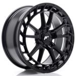Jante JR Wheels JR45 19x8,5 ET20-50- 5 Trous sur mesure- Noir Brillant