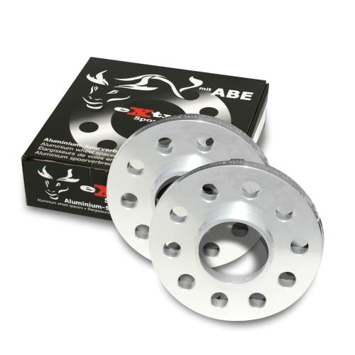 Jeu de 2 Cales 15mm pour Alfa Romeo Giulietta de 2010 a 2018 avec bague de centrage