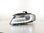 Paire de feux phares Daylight Led Audi A4 B8 Xenon 2007-2011 Chrome