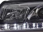 Paire de feux phares Daylight Led Audi A4 8E/B6 01-04 Chrome