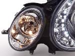 Paire de feux phares Daylight led Mercedes Classe E 211 de 02-06 chrome