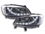 Paire de feux phares Daylight Led Opel Zafira A 99-04 Chrome